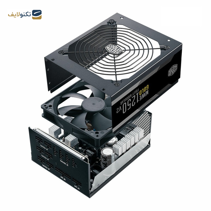 منبع تغذیه کامپیوتر کولر مستر مدل MWE GOLD 1250 V2 FULL منبع تغذیه کامپیوتر کولر مستر مدل MWE GOLD 1250 V2 FULL