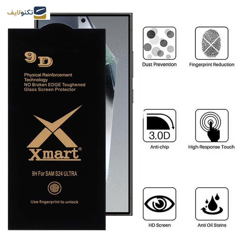 محافظ صفحه نمایش اپیکوی مدل Xmart 9D مناسب برای گوشی موبایل سامسونگ Galaxy S24 Ultra محافظ صفحه نمایش اپیکوی مدل Xmart 9D مناسب برای گوشی موبایل سامسونگ Galaxy S24 Ultra