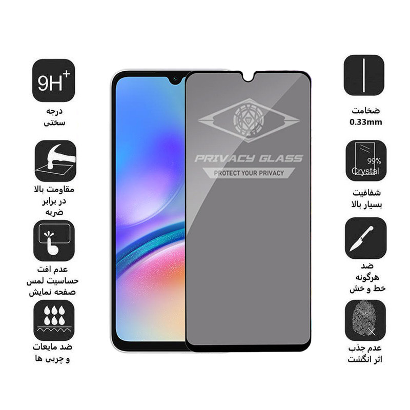محافظ صفحه نمایش اپیکوی مدل Privacy مناسب برای گوشی موبایل سامسونگ Galaxy A70/A05/A05s محافظ صفحه نمایش اپیکوی مدل Privacy مناسب برای گوشی موبایل سامسونگ Galaxy A70/A05/A05s