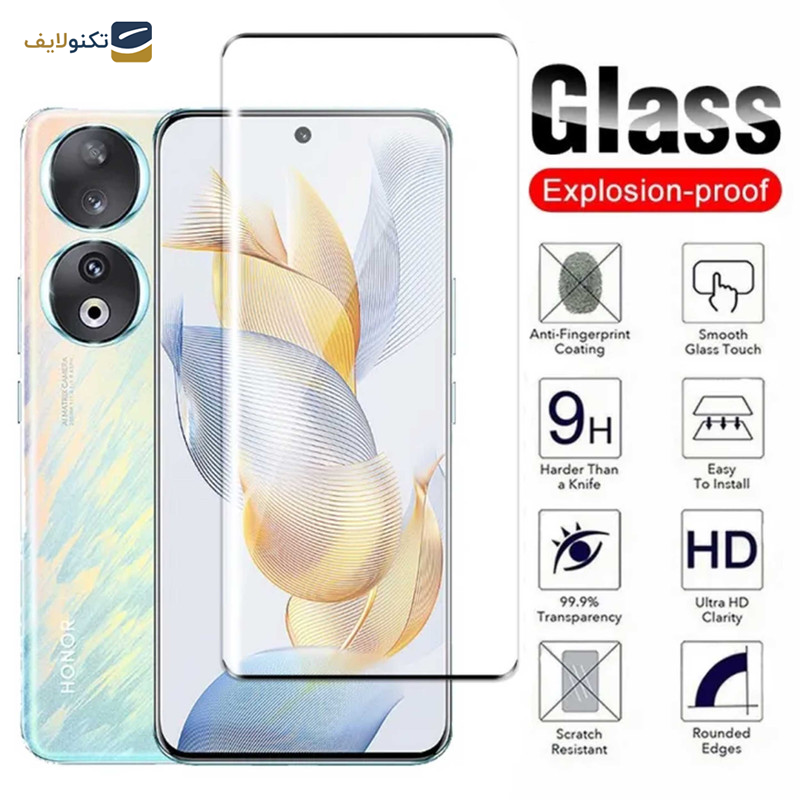 محافظ صفحه نمایش بوف مدل FullGlue-Max مناسب برای گوشی موبایل آنر 90 / 90 Pro محافظ صفحه نمایش بوف مدل FullGlue-Max مناسب برای گوشی موبایل آنر 90 / 90 Pro