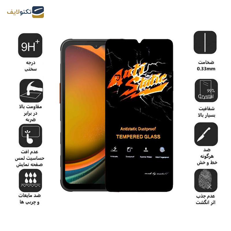 محافظ صفحه نمایش اپیکوی مدل Antistatic Dustproof مناسب برای گوشی موبایل سامسونگ Galaxy A14 4G/5G /Xcover7 محافظ صفحه نمایش اپیکوی مدل Antistatic Dustproof مناسب برای گوشی موبایل سامسونگ Galaxy A14 4G/5G /Xcover7