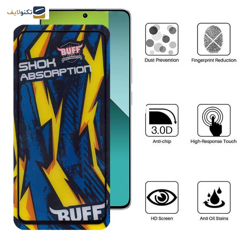 محافظ صفحه نمایش بوف مدل Shock-Shock-G مناسب برای گوشی موبایل شیائومی Redmi Note 13 4G / 5G / Note 13 Pro 4G / 5G / Note 13R Pro محافظ صفحه نمایش بوف مدل Shock-Shock-G مناسب برای گوشی موبایل شیائومی Redmi Note 13 4G / 5G / Note 13 Pro 4G / 5G / Note 13R Pro