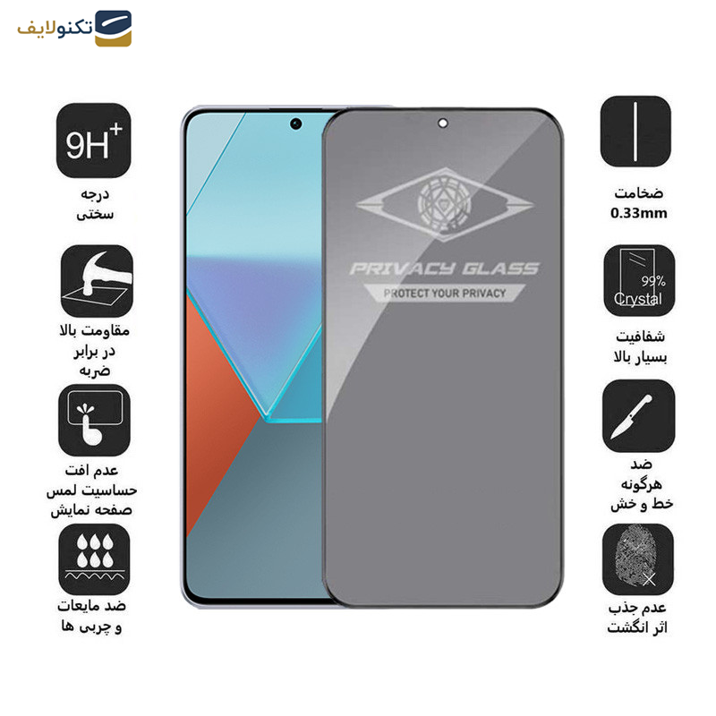 محافظ صفحه نمایش حریم شخصی اپیکوی مدل Privacy مناسب برای گوشی موبایل شیائومی  Redmi Note 13 Pro 4G/5G /Note 13 4G/5G /Note 13R Pro محافظ صفحه نمایش حریم شخصی اپیکوی مدل Privacy مناسب برای گوشی موبایل شیائومی  Redmi Note 13 Pro 4G/5G /Note 13 4G/5G /Note 13R Pro