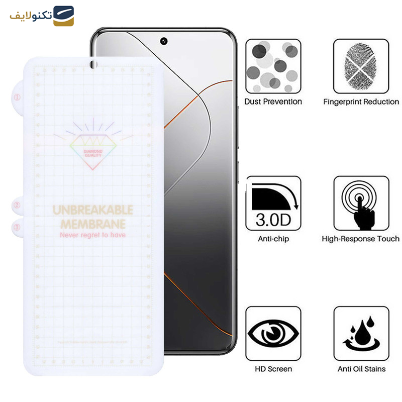 محافظ صفحه نمایش بوف مدل Hydrogel-G مناسب برای گوشی موبایل شیائومی 14 Pro / 14 Ultra / 12 Pro محافظ صفحه نمایش بوف مدل Hydrogel-G مناسب برای گوشی موبایل شیائومی 14 Pro / 14 Ultra / 12 Pro