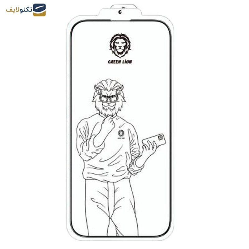 محافظ صفحه نمایش گرین لاین مدل Steve Clear مناسب برای گوشی موبایل اپل iPhone 13 Pro Max/ 14 Plus محافظ صفحه نمایش گرین لاین مدل Steve Clear مناسب برای گوشی موبایل اپل iPhone 13 Pro Max/ 14 Plus