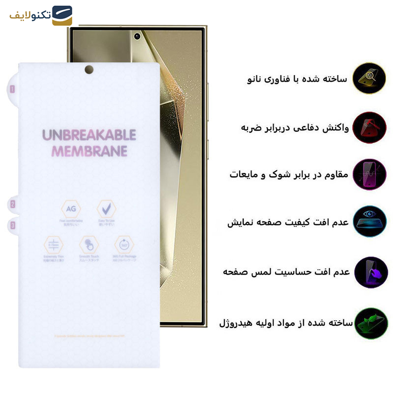 محافظ صفحه نمایش مات بوف مدل Hydrogel-Matte مناسب برای گوشی موبایل سامسونگ Galaxy S24 Ultra / S23 Ultra / S22 Ultra محافظ صفحه نمایش مات بوف مدل Hydrogel-Matte مناسب برای گوشی موبایل سامسونگ Galaxy S24 Ultra / S23 Ultra / S22 Ultra