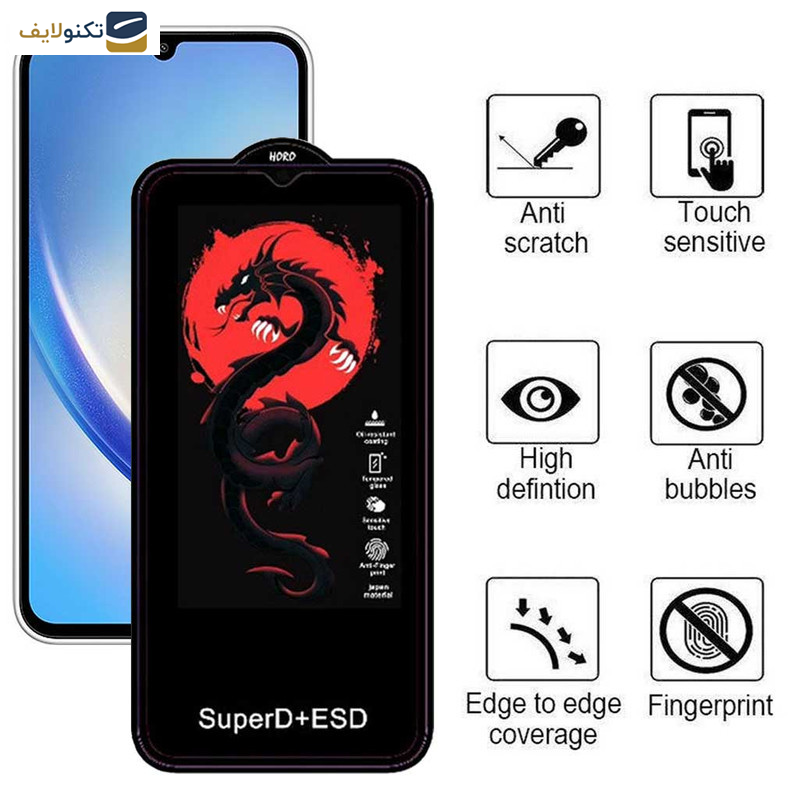 محافظ صفحه نمایش اپیکوی مدل Dragon ESD مناسب برای گوشی موبایل سامسونگ Galaxy A15 5G/4G / A25 5G / A24 4G محافظ صفحه نمایش اپیکوی مدل Dragon ESD مناسب برای گوشی موبایل سامسونگ Galaxy A15 5G/4G / A25 5G / A24 4G