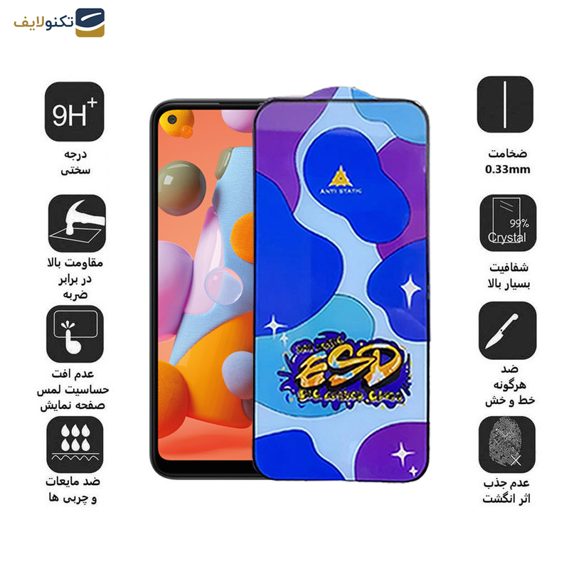 محافظ صفحه نمایش اپیکوی مدل Star ESD مناسب برای گوشی موبایل سامسونگ Galaxy A11 / M11   محافظ صفحه نمایش اپیکوی مدل Star ESD مناسب برای گوشی موبایل سامسونگ Galaxy A11 / M11