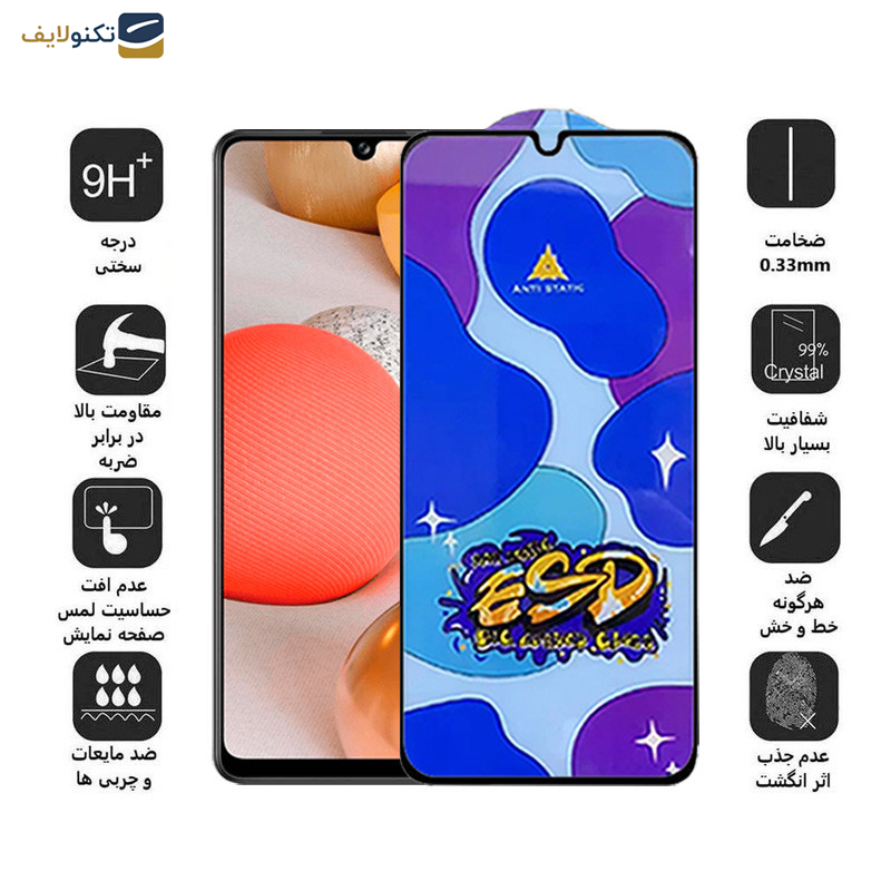 محافظ صفحه نمایش اپیکوی مدل Star ESD مناسب برای گوشی موبایل سامسونگ Galaxy A42 5G/A32 5G/A22 5G/A12 Nacho/4G/A20s 4G  محافظ صفحه نمایش اپیکوی مدل Star ESD مناسب برای گوشی موبایل سامسونگ Galaxy A42 5G/A32 5G/A22 5G/A12 Nacho/4G/A20s 4G