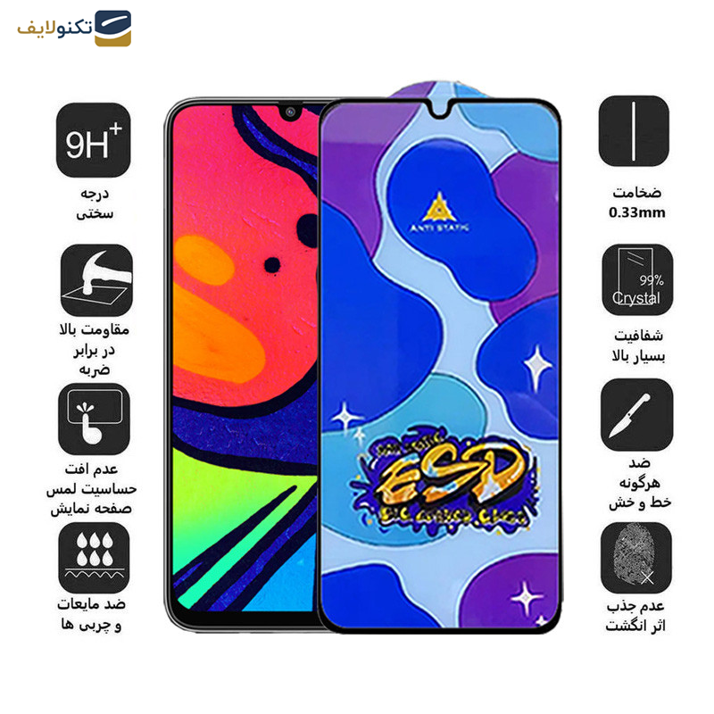 محافظ صفحه نمایش اپیکوی مدل Star ESD مناسب برای گوشی موبایل سامسونگ Galaxy F41 4G/F22/M21 2021 4G/M31 4G  محافظ صفحه نمایش اپیکوی مدل Star ESD مناسب برای گوشی موبایل سامسونگ Galaxy F41 4G/F22/M21 2021 4G/M31 4G