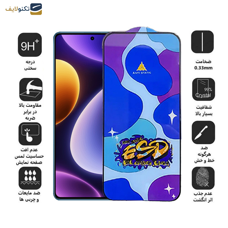 محافظ صفحه نمایش اپیکوی مدل Star ESD مناسب برای گوشی موبایل شیائومی  Redmi Note 12 Explorer/Note 12 Discovery/Note 12 Pro Speed/Note 12R Pro /Note 12 Turbo محافظ صفحه نمایش اپیکوی مدل Star ESD مناسب برای گوشی موبایل شیائومی  Redmi Note 12 Explorer/Note 12 Discovery/Note 12 Pro Speed/Note 12R Pro /Note 12 Turbo