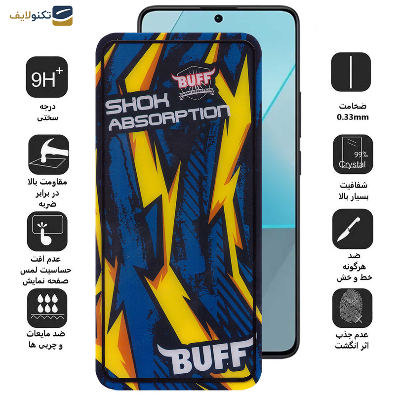 محافظ صفحه نمایش بوف مدل Shock-Shock-G مناسب برای گوشی موبایل شیائومی  Redmi Note 13 Pro / Note 13R Pro / Note 13 محافظ صفحه نمایش بوف مدل Shock-Shock-G مناسب برای گوشی موبایل شیائومی  Redmi Note 13 Pro / Note 13R Pro / Note 13