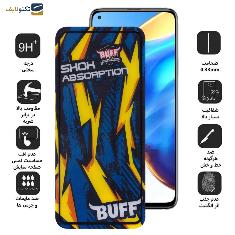 محافظ صفحه نمایش بوف مدل Shock-Shock-G مناسب برای گوشی موبایل شیائومی Mi 10T Pro 5G / Mi 10T 5G / Mi 10T Lite 5G محافظ صفحه نمایش بوف مدل Shock-Shock-G مناسب برای گوشی موبایل شیائومی Mi 10T Pro 5G / Mi 10T 5G / Mi 10T Lite 5G