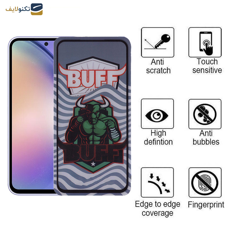 محافظ صفحه نمایش 5D بوف مدل Super Power-G مناسب برای گوشی موبایل سامسونگ Galaxy S23 FE/A54