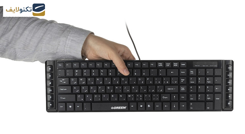 کیبورد گرین GK-301 باحروف فارسی کیبورد گرین GK-301 باحروف فارسی
