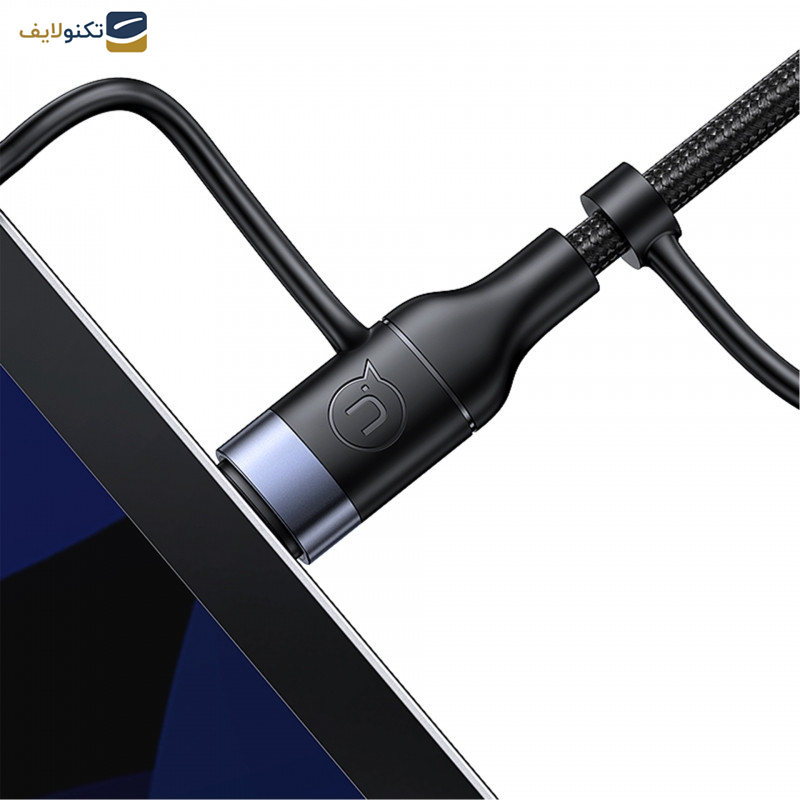 کابل تبدیل USB-c/USB به microUSB/USB-C /لایتنینگ یوسمز مدل US-SJ547 طول 1.2 متر کابل تبدیل USB-c/USB به microUSB/USB-C /لایتنینگ یوسمز مدل US-SJ547 طول 1.2 متر