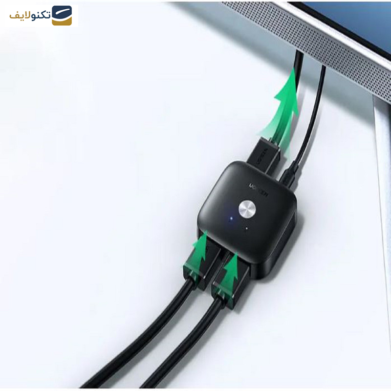 مبدل 2 در 1 HDMI یوگرین مدل CM333-80126 مبدل 2 در 1 HDMI یوگرین مدل CM333-80126