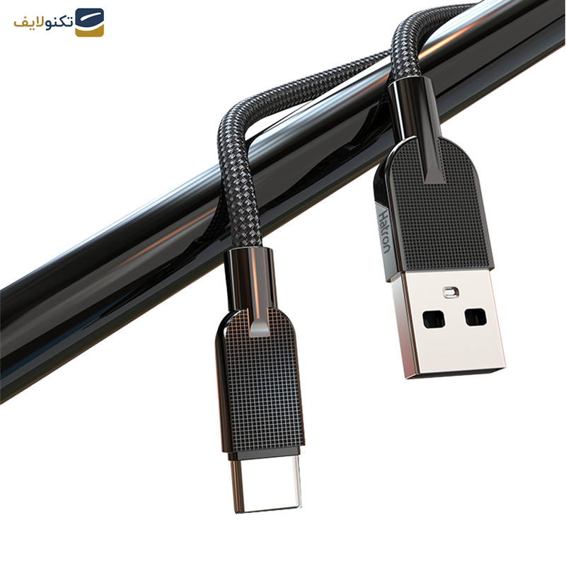 کابل شارژ USB به Type-c هترون مدل HC205UC طول 1متر  کابل شارژ USB به Type-c هترون مدل HC205UC طول 1متر