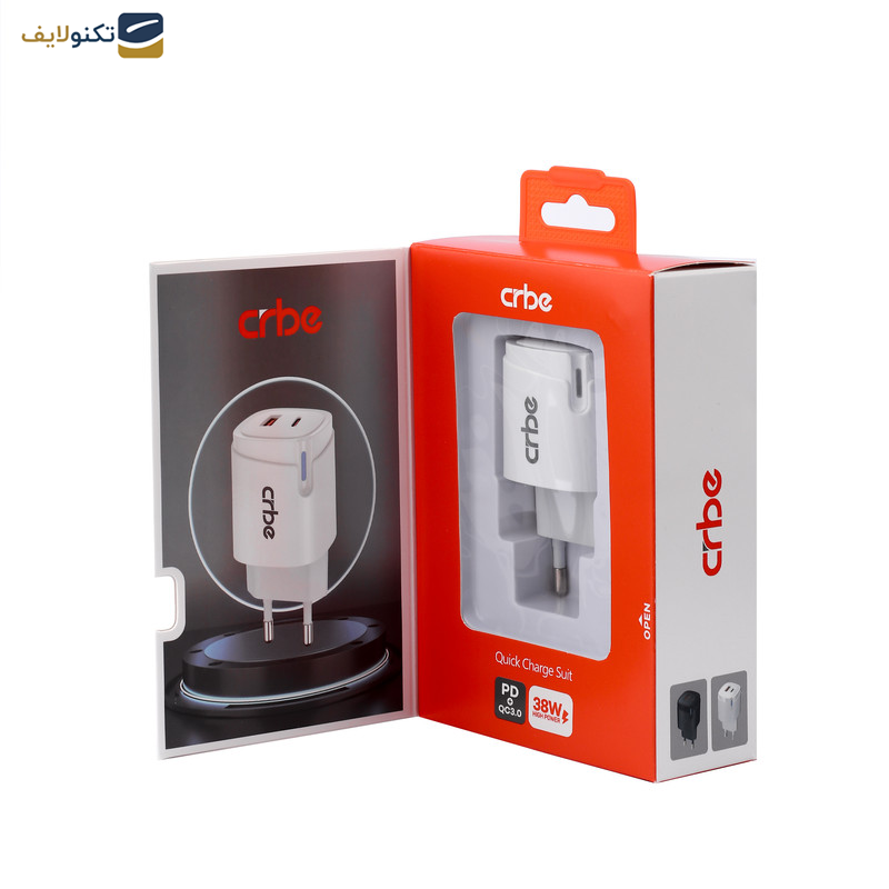 شارژر دیواری 38 وات کربی مدل CR-R101 شارژر دیواری 38 وات کربی مدل CR-R101