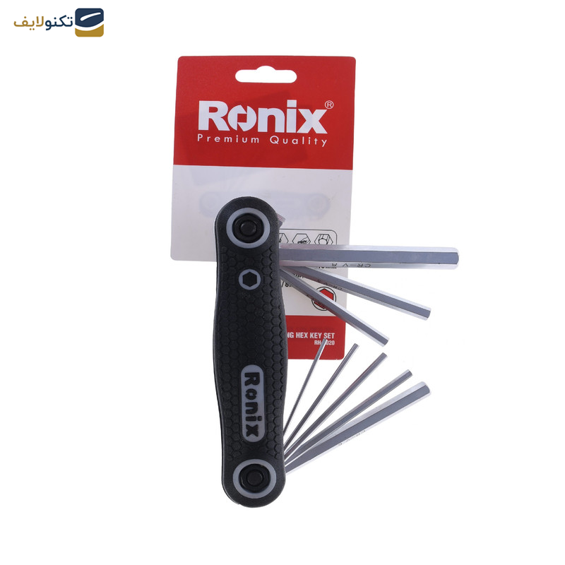 مجموعه 8 عددی آچار آلن تاشو رونیکس مدل RXH-2020 مجموعه 8 عددی آچار آلن تاشو رونیکس مدل RXH-2020