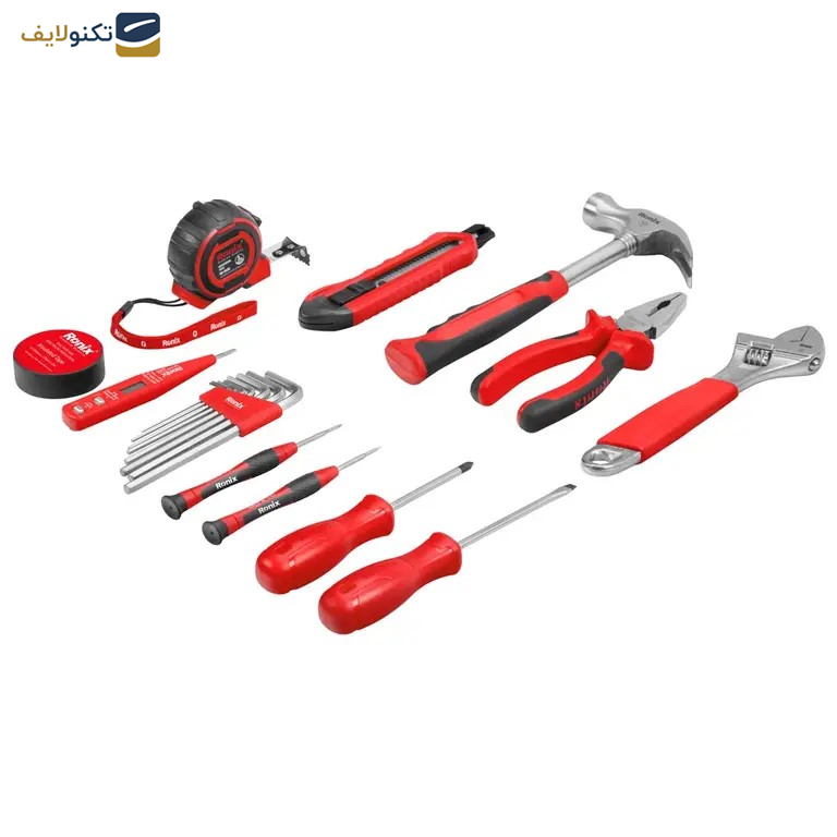 مجموعه 12 عددی ابزار  رونیکس مدل RS-0003 مجموعه 12 عددی ابزار  رونیکس مدل RS-0003