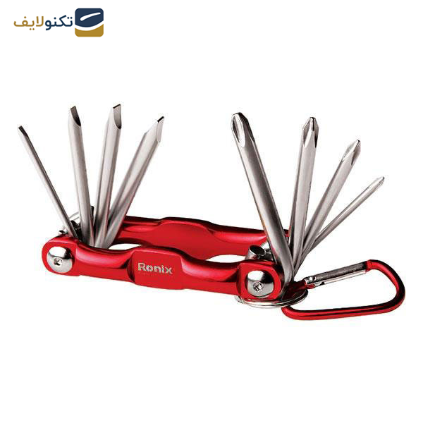 مجموعه 8 عددی پیچ گوشتی تاشو رونیکس مدل RH-2901 مجموعه 8 عددی پیچ گوشتی تاشو رونیکس مدل RH-2901
