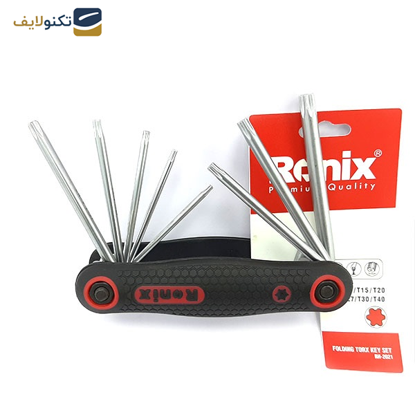 مجموعه 8 عددی آچار آلن ستاره ای رونیکس مدل RON-2021  مجموعه 8 عددی آچار آلن ستاره ای رونیکس مدل RON-2021
