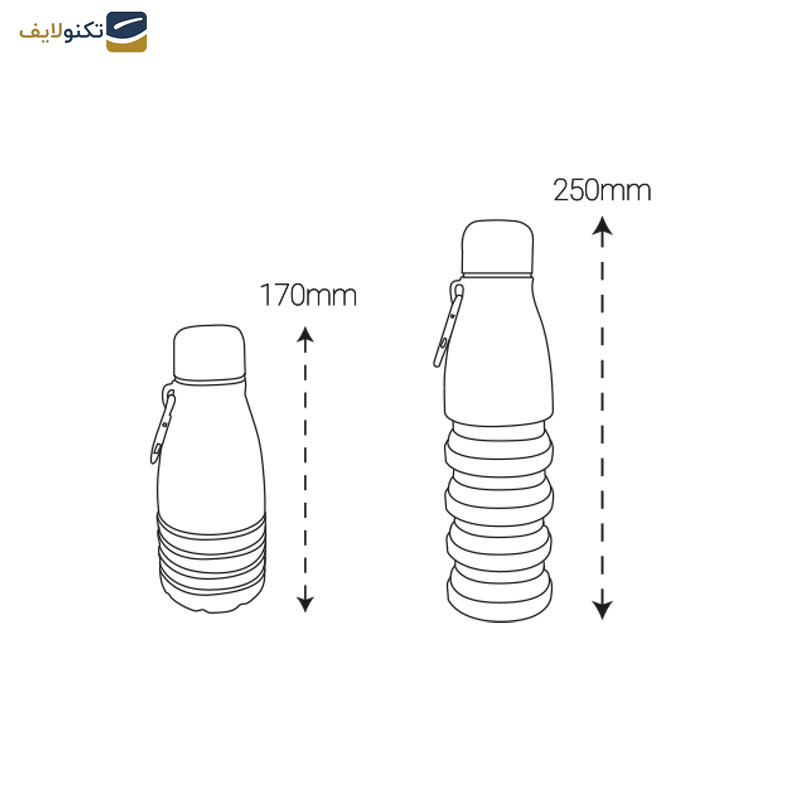 قمقمه پرووان مدل PFB0012 گنجایش 0.55 لیتر قمقمه پرووان مدل PFB0012 گنجایش 0.55 لیتر
