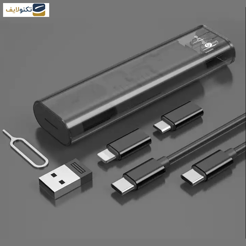 کابل تبدیل USB-C به USB-C / لایتنینگ / USB / microUSB پرووان مدل PCK003 طول 0.27 متر کابل تبدیل USB-C به USB-C / لایتنینگ / USB / microUSB پرووان مدل PCK003 طول 0.27 متر
