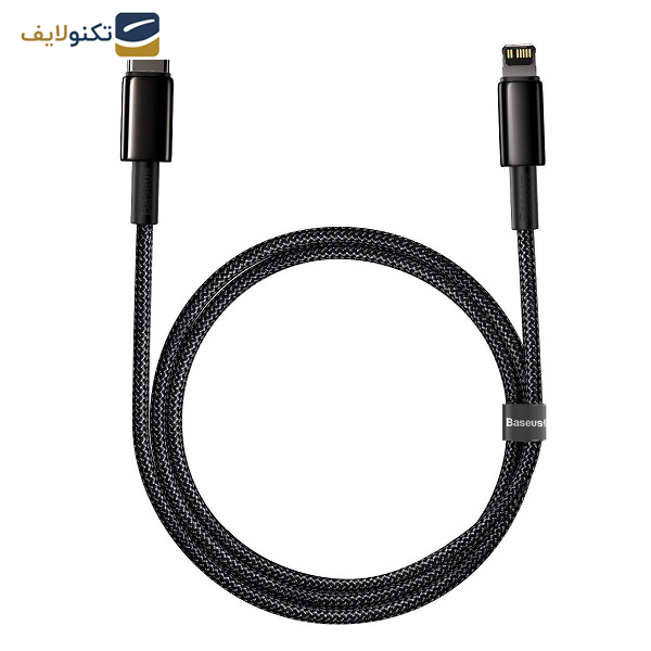 کابل تبدیل USB-C به لایتنینگ باسئوس مدل CATLWJ-01 20W طول 1متر کابل تبدیل USB-C به لایتنینگ باسئوس مدل CATLWJ-01 20W طول 1متر
