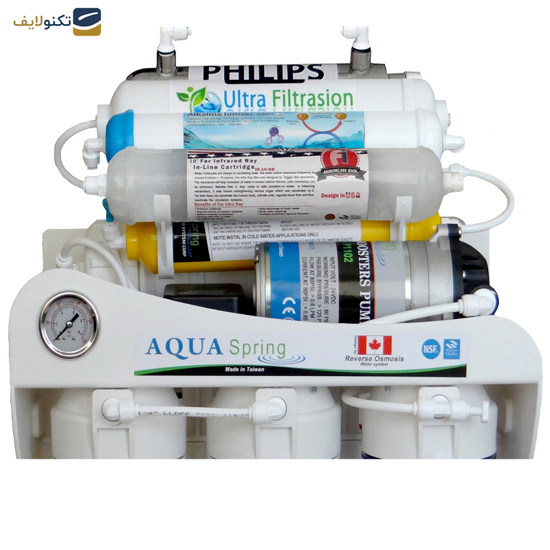 دستگاه تصفیه کننده آب آکوآ اسپرینگ مدل UF - SF5000 به همراه فیلتر تصفیه آب کد 01 مجموعه 3 عددی دستگاه تصفیه کننده آب آکوآ اسپرینگ مدل UF - SF5000 به همراه فیلتر تصفیه آب کد 01 مجموعه 3 عددی