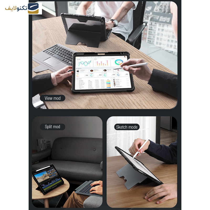 کیف کلاسوری کیبورد دار نیلکین مدل Bumper Combo Backlit Keyboard مناسب برای تبلت اپل iPad Air 11 2024 / Air 10.9 2022 / Air 4 / Air 5 / Air 6 / Air 2020 / Ipad Pro 11 2020 / 2021 / 2022  کیف کلاسوری کیبورد دار نیلکین مدل Bumper Combo Backlit Keyboard مناسب برای تبلت اپل iPad Air 11 2024 / Air 10.9 2022 / Air 4 / Air 5 / Air 6 / Air 2020 / Ipad Pro 11 2020 / 2021 / 2022