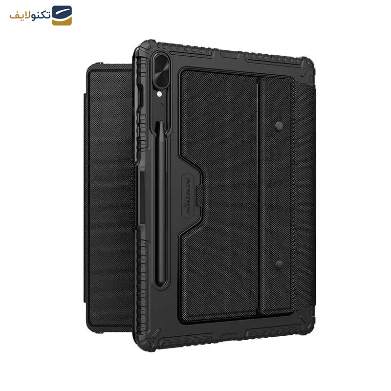 کیف کلاسوری کیبورددار نیلکین مدل Bumper Combo Backlit Keyboard مناسب برای تبلت سامسونگ Galaxy Tab S9 Plus کیف کلاسوری کیبورددار نیلکین مدل Bumper Combo Backlit Keyboard مناسب برای تبلت سامسونگ Galaxy Tab S9 Plus