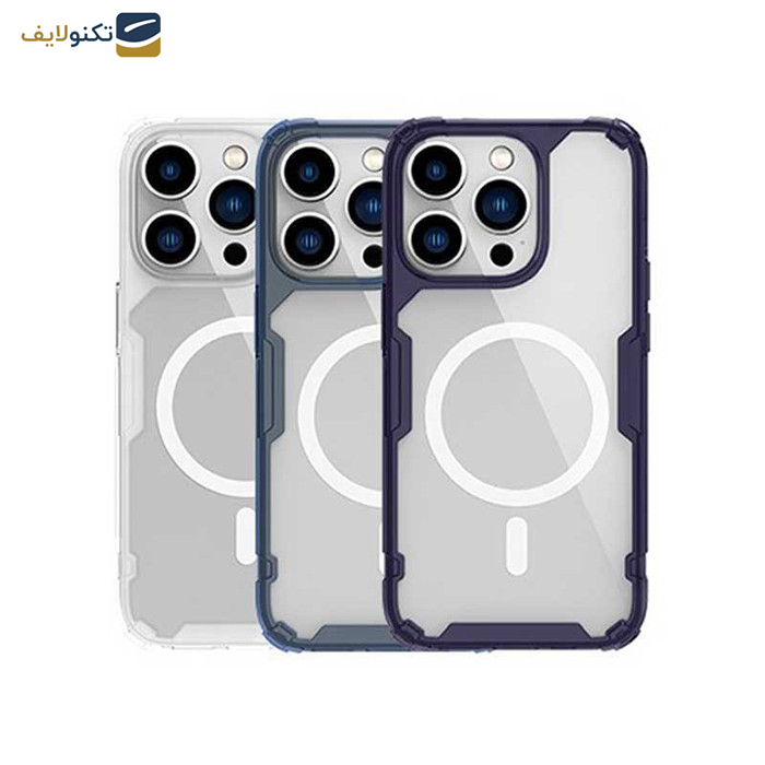 کاور نیلکین مدل Nature TPU Pro Magnetic مناسب برای گوشی موبایل اپل iPhone 15 Pro کاور نیلکین مدل Nature TPU Pro Magnetic مناسب برای گوشی موبایل اپل iPhone 15 Pro