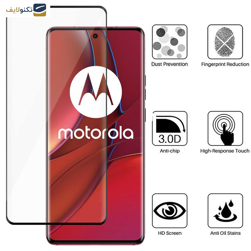 محافظ صفحه نمایش بوف مدل Full-Glue مناسب برای گوشی موبایل موتورولا Edge 40 / Edge 40 Neo محافظ صفحه نمایش بوف مدل Full-Glue مناسب برای گوشی موبایل موتورولا Edge 40 / Edge 40 Neo