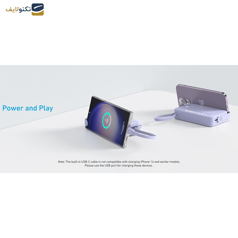 پاوربانک انکر مدل A1647H11 ظرفیت 20000 میلی آمپر ساعت پاوربانک انکر مدل A1647H11 ظرفیت 20000 میلی آمپر ساعت