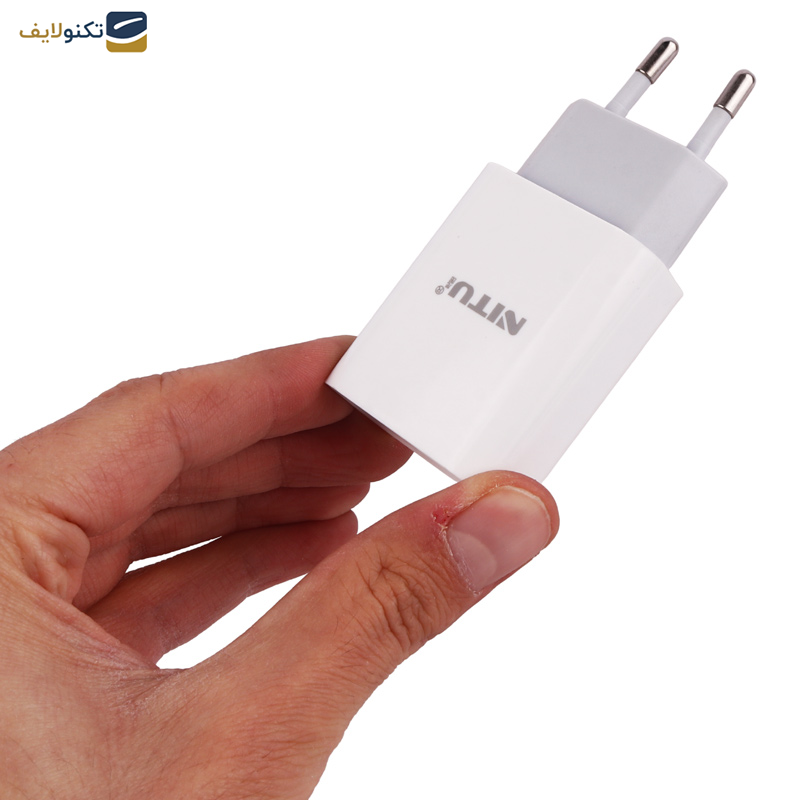 شارژر دیواری 12 وات نیتو مدل TC066 به همراه کابل لایتنینگ  شارژر دیواری 12 وات نیتو مدل TC066 به همراه کابل لایتنینگ