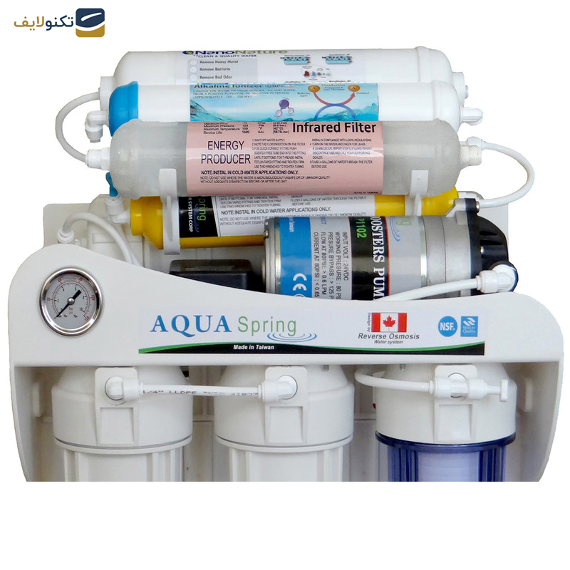 دستگاه تصفیه کننده آب آکوآ اسپرینگ مدل RO - SF4100 به همراه فیلتر مجموعه 3 عددی دستگاه تصفیه کننده آب آکوآ اسپرینگ مدل RO - SF4100 به همراه فیلتر مجموعه 3 عددی
