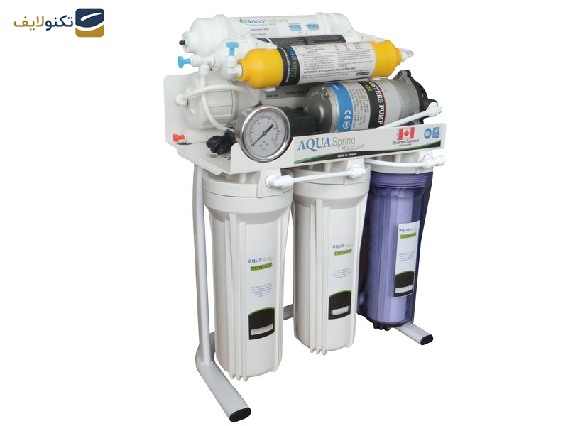 دستگاه تصفیه کننده آب خانگی آکوآ اسپرینگ مدل RO-S7-NATURE1200 دستگاه تصفیه کننده آب خانگی آکوآ اسپرینگ مدل RO-S7-NATURE1200