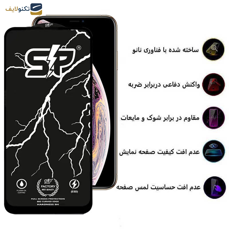 محافظ صفحه نمایش اپیکوی مدل SP Factory مناسب برای گوشی موبایل اپل iPhone 11 Pro Max/Xs max محافظ صفحه نمایش اپیکوی مدل SP Factory مناسب برای گوشی موبایل اپل iPhone 11 Pro Max/Xs max