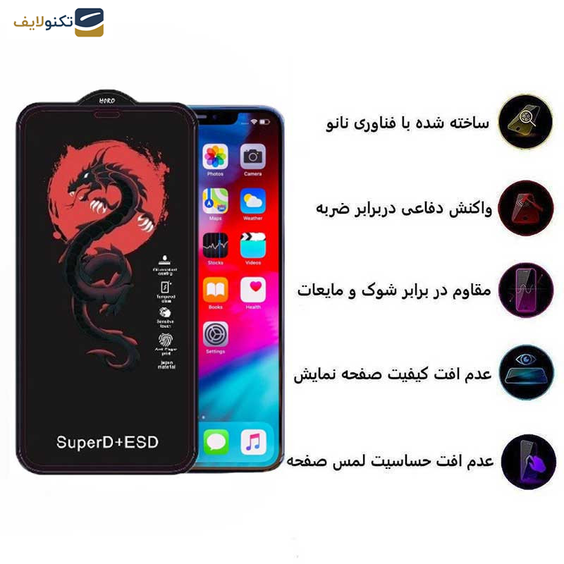 محافظ صفحه نمایش اپیکوی مدل Dragon ESD مناسب برای گوشی موبایل اپل iPhone Xs Max /11 Pro Max محافظ صفحه نمایش اپیکوی مدل Dragon ESD مناسب برای گوشی موبایل اپل iPhone Xs Max /11 Pro Max