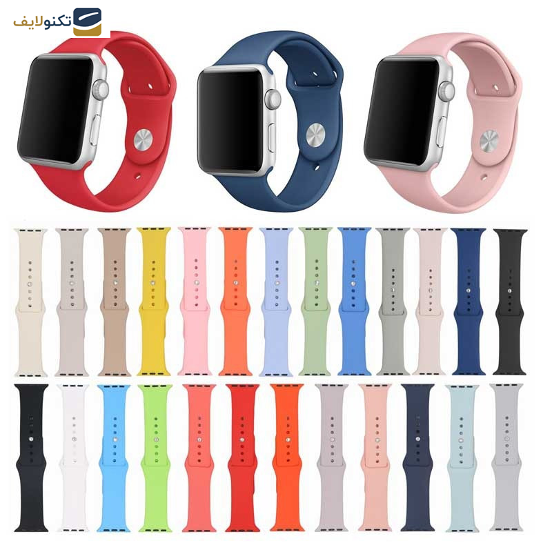 بند اپیکوی مدل SiliconBand مناسب برای اپل واچ 38/40/41 میلی متری بند اپیکوی مدل SiliconBand مناسب برای اپل واچ 38/40/41 میلی متری