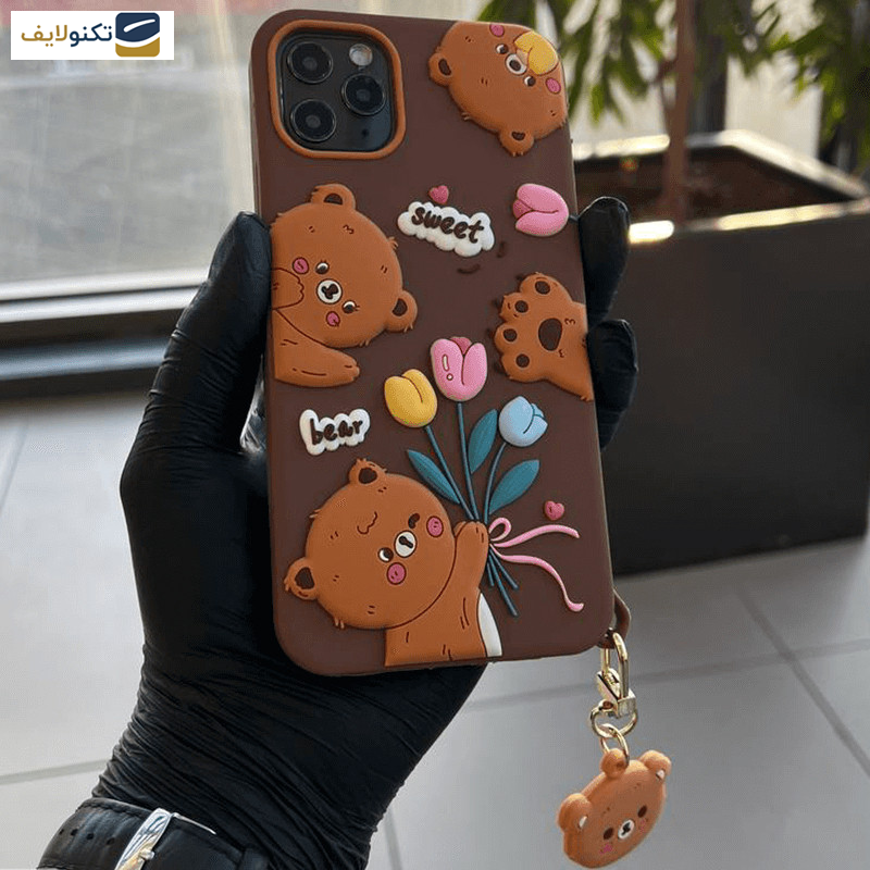 کاور اپیکوی مدل Chubby Bear مناسب برای گوشی موبایل اپل iPhone 15 Pro Max به همراه آویز کاور اپیکوی مدل Chubby Bear مناسب برای گوشی موبایل اپل iPhone 15 Pro Max به همراه آویز