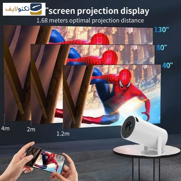 ویدئو پروژکتور مدل HY300 Led ویدئو پروژکتور مدل HY300 Led