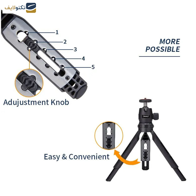 سه پایه دوربین جی ماری مدل MT-30 سه پایه دوربین جی ماری مدل MT-30