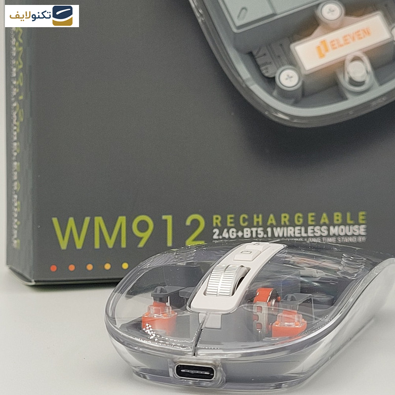 ماوس بی سیم شارژی ایلون مدل WM912 ماوس بی سیم شارژی ایلون مدل WM912