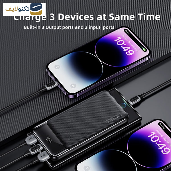 پاوربانک یوسمز مدل CD197 ظرفیت 10000 میلی آمپر ساعت پاوربانک یوسمز مدل CD197 ظرفیت 10000 میلی آمپر ساعت