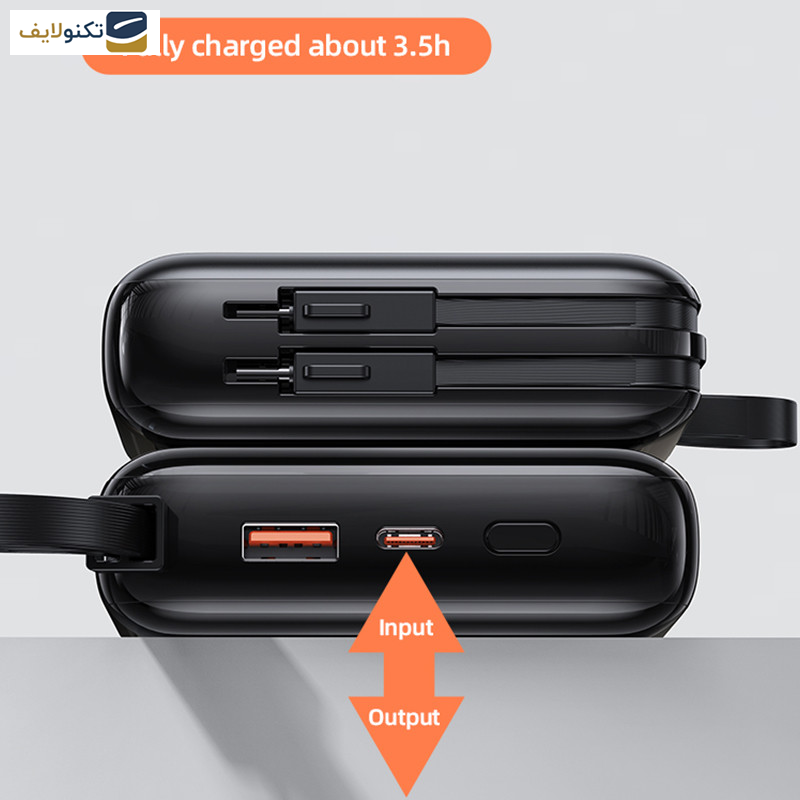 پاوربانک یوسمز مدل CD186 ظرفیت 10000 میلی آمپر پاوربانک یوسمز مدل CD186 ظرفیت 10000 میلی آمپر