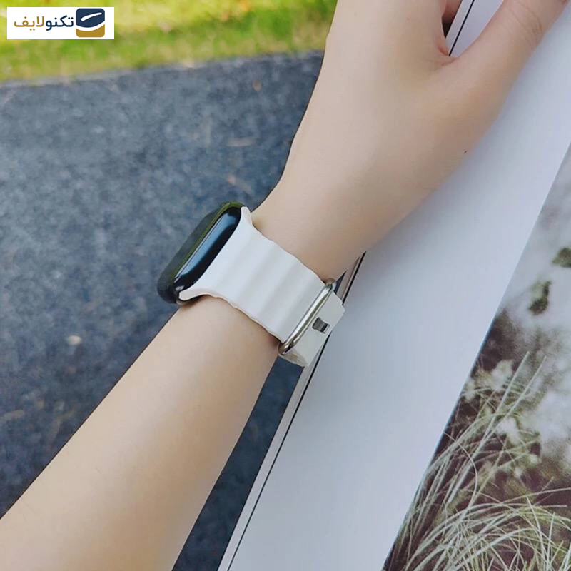 بند مدل Ocean مناسب برای اپل واچ 42/44/45 میلی متری بند مدل Ocean مناسب برای اپل واچ 42/44/45 میلی متری
