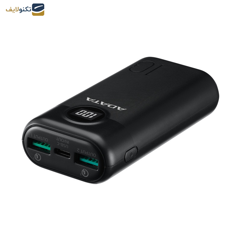 پاوربانک ای دیتا مدل P10000QCD ظرفیت 10000 میلی آمپر ساعت پاوربانک ای دیتا مدل P10000QCD ظرفیت 10000 میلی آمپر ساعت